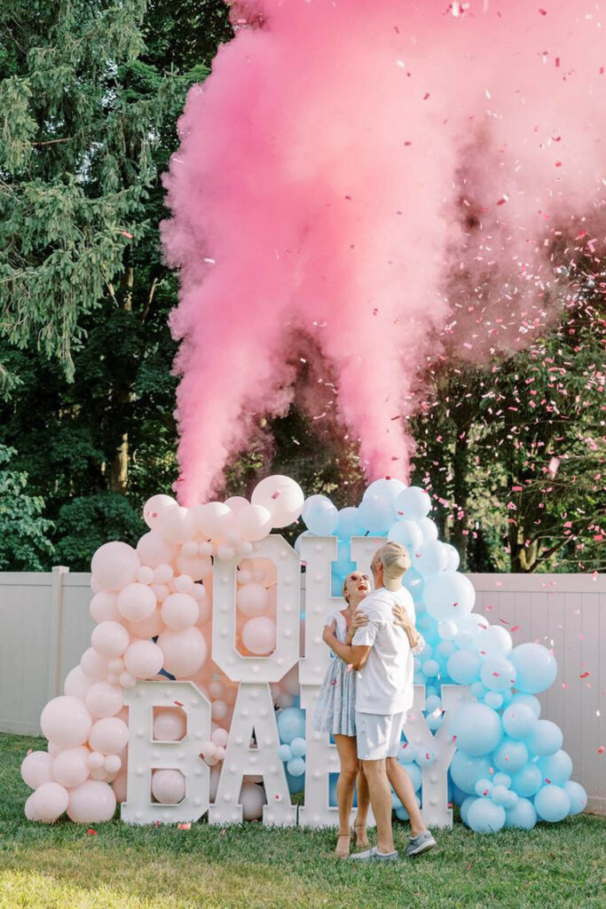 gender reveal party, baba neme buli, fiú vagy lány?