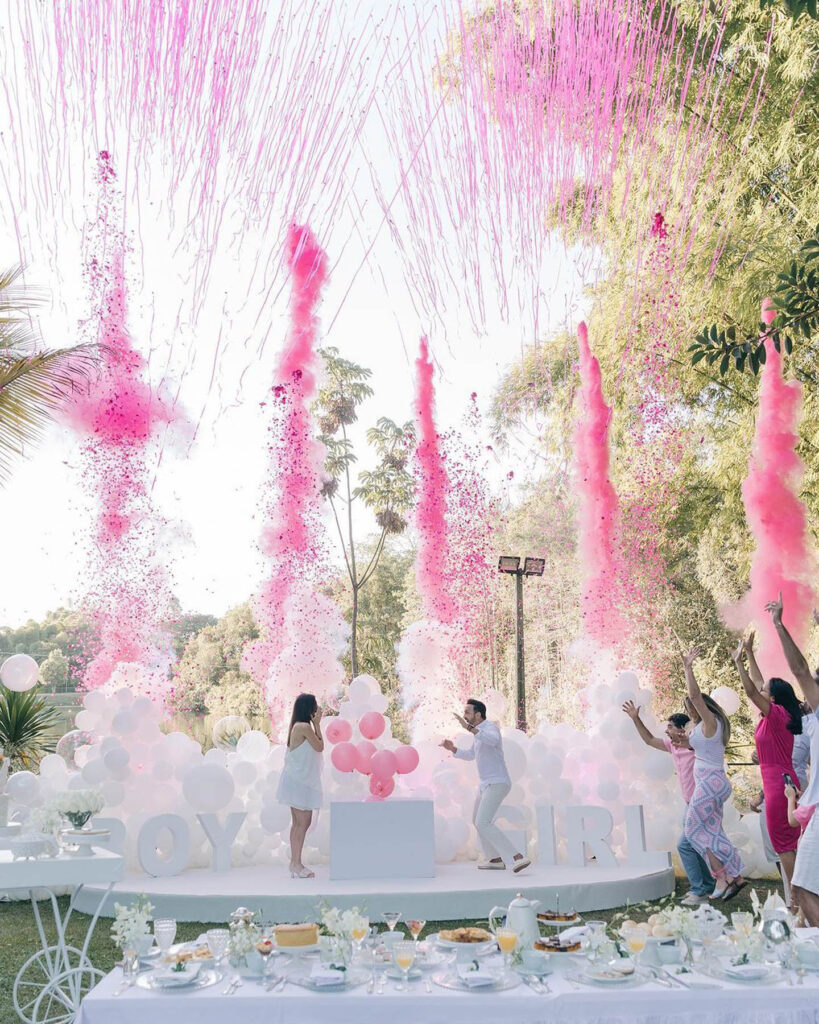 gender reveal party, baba neme buli, fiú vagy lány?
