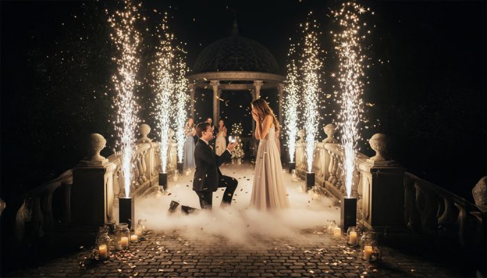 Egyedi Lánykérés ötletek szikragéppel